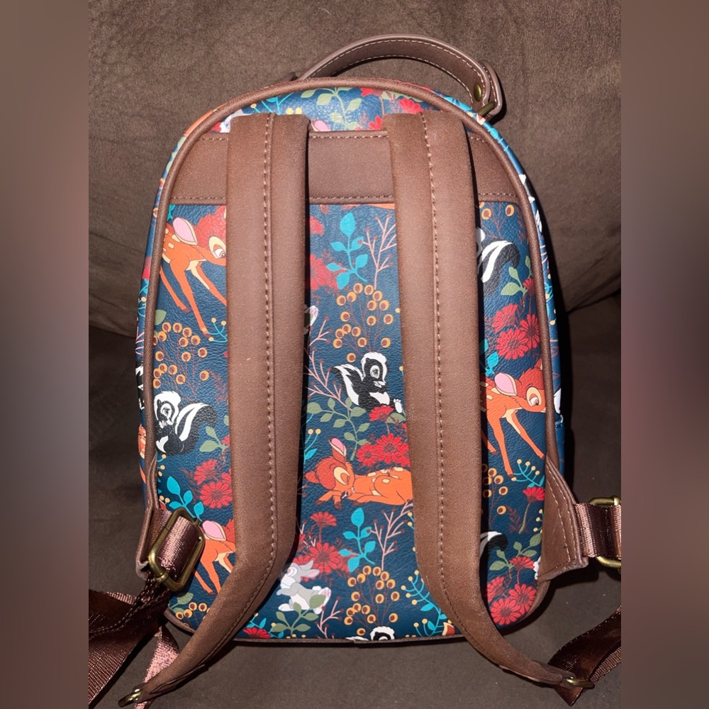 Disney parks Bambi Loungefly backpack, cardholder and ears set - Picture 7 of 12